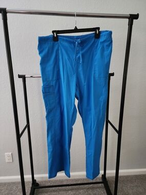 Scrubstar Bright Blue Cargo Scrub Pants